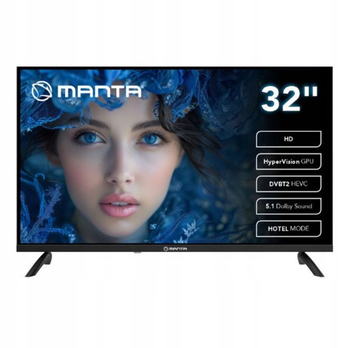 Telewizor Manta MATV001LHN32 32" LED HDR 60Hz DVB-T2 Dolby Digital