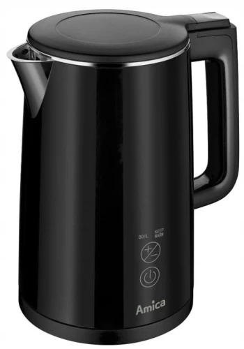 Czajnik Amica KF6012 2200W 1,5L REG TEMP LED czarny