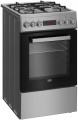 Kuchnia gaz-elektr. Beko FSM52335DS 50cm 60L 8funkcji termoobieg grill