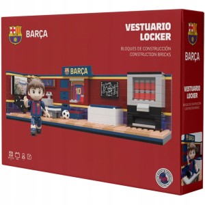 Klocki FC Barcelona Szatnia Piłkarska Zestaw Konstrukcyjny 440el.