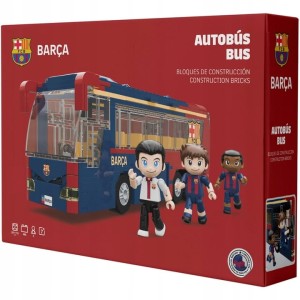 Klocki Autobus Piłkarski FC Barcelona Neko Zestaw Konstrukcyjny 488 el.