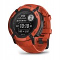 Smartwatch męski Garmin Instinct 2X Solar 1,1" GPS NFC Żyroskop Czerwony