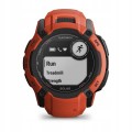 Smartwatch męski Garmin Instinct 2X Solar 1,1" GPS NFC Żyroskop Czerwony
