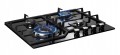 Płyta gazowa Concept PDV7460bc 4pola palnik WOK szkło hartowane żeliwne rus