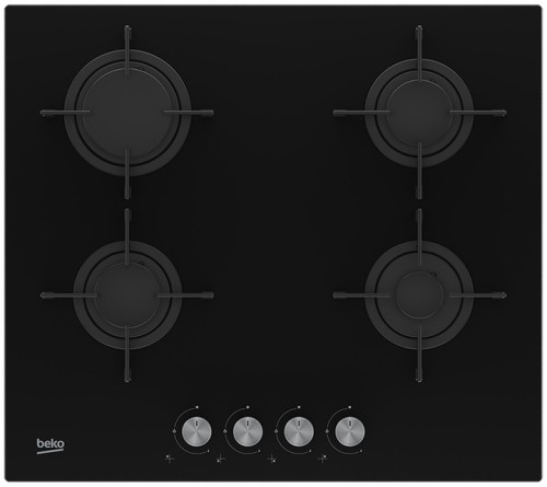 Płyta gazowa BEKO HILG64220S 4pola 7400W szkło emalia