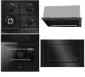 Zestaw AGD do zabudowy Piekarnik + Płyta gazowa + Mikrofalówka + Okap
