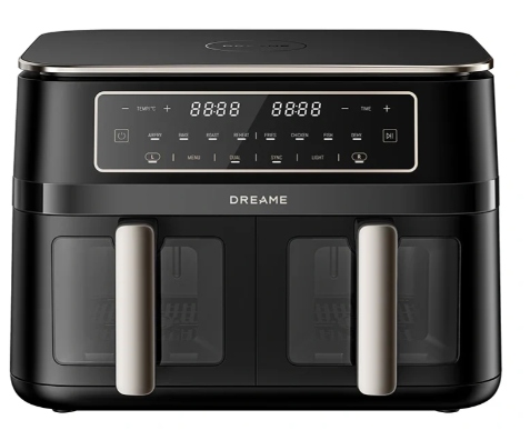Frytkownica Airfryier beztłuszczowa Dreame DZ30 3000W 9L 2komory 8trybów