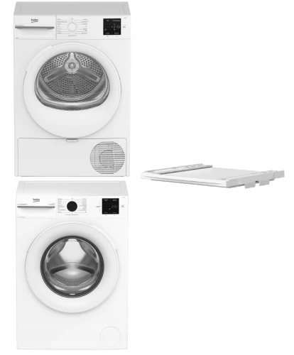 Zestaw BEKO 8KG Pralka + Suszarka + Łącznik