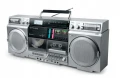 Radioodtwarzacz BOOMBOX MUSE M-380 CD AUX BLUETOOTH USB Srebrny