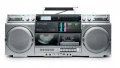 Radioodtwarzacz BOOMBOX MUSE M-380 CD AUX BLUETOOTH USB Srebrny