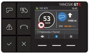 Komunikator drogowy Yanosik GTR + 1 rok abonamentu gratis