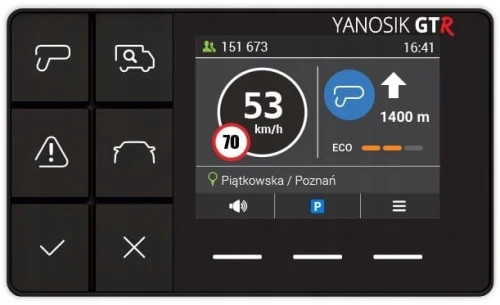 Komunikator drogowy Yanosik GTR + 1 rok abonamentu gratis