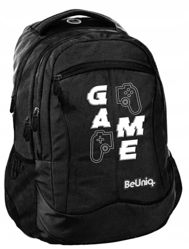 Plecak młodzieżowy GAME BeUniq czarny