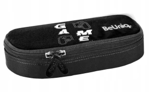 Piórnik szkolny GAME BeUniq saszetka usztywniona czarny