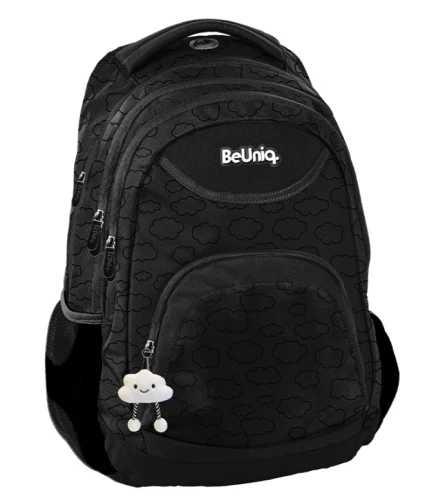 Plecak tornister szkolny młodzieżowy Cloud BeUniq czarny