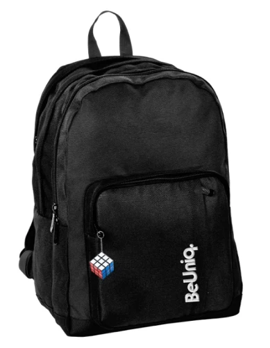 Plecak tornister szkolny młodzieżowy Rubik BeUniq czarny