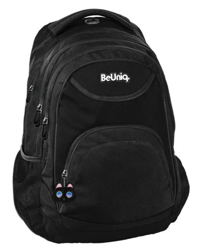 Plecak tornister szkolny młodzieżowy Cat BeUniq czarny kot