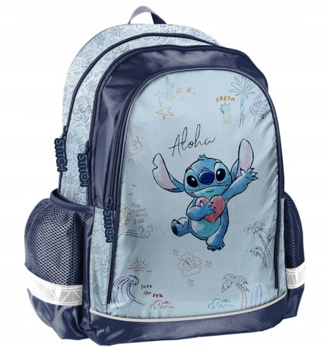 Plecak tonister szkolny STITCH DS26UU-081 Lilo i Stitch niebieski