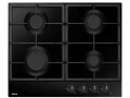 Zestaw AGD do zabudowy Piekarnik + płyta gazowa czarny