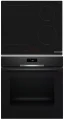 Zestaw AGD do zabudowy BOSCH Piekarnik + Płyta indukcyjna czarny