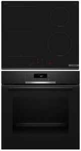 Zestaw AGD do zabudowy BOSCH Piekarnik + Płyta indukcyjna czarny