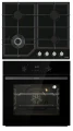 Zestaw AGD do zabudowy GORENJE Piekarnik + Płyta gazowa czarny