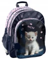 Plecak tornister szkolny KOT PP26CD-090 Biały Kotek dla dziewczynki
