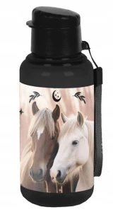 Bidon butelka na wodę KONIE PP26HR-3030 500ml BPA FREE dla dziewczynki Koń