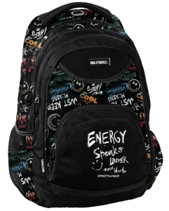 Plecak tornister szkolny młodzieżowy SMILEY SM26LA-2708 Energy Graffiti