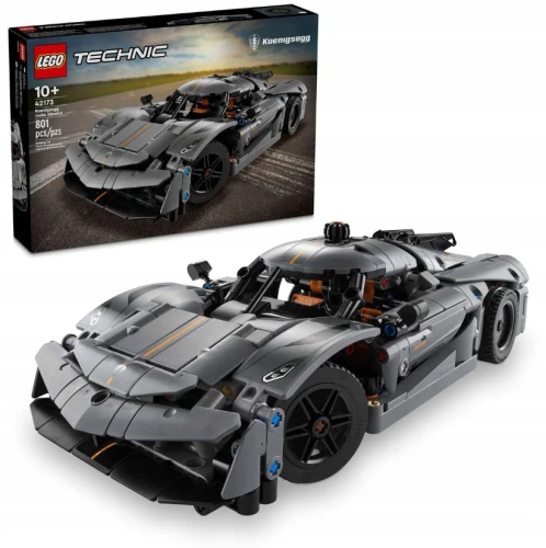 LEGO Technic 42173 Szary hipersamochód Koenigsegg Jesko Absolut