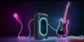 Głośnik Sound Tower Samsung MX-ST40F/EN 160W Bluetooth Lights + Karaoke USB