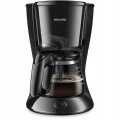 Ekspres do kawy przelewowy Philips HD7432/20 0,6L LED szklany czarny