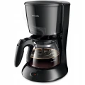 Ekspres do kawy przelewowy Philips HD7432/20 0,6L LED szklany czarny
