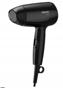 Suszarka do włosów składana Philips BHC010/10 1200W ThermoProtect czarna
