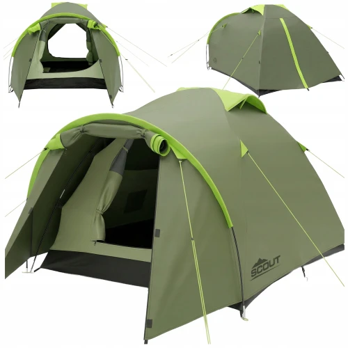 Namiot kempingowy turystyczny 2 osobowy Vayox VA0427 SCOUT LEKKI 300x150cm