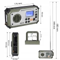 Radio przenośne FM AM Vayox VA0440 z powerbankiem Bluetooth na baterie