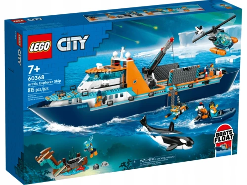 LEGO City 60368 Łódź badacza Arktyki