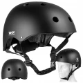 Kask rowerowy dziecięcy Vayox VA0422BMM M czarny na hulajnogę rolki