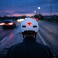 Kask na rower hulajnogę Vayox VA0423WMM regulowany lampka LED biały mat