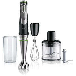 Blender ręczny Braun Multi Quick 9 MQ9135XI 1200 W 0,6L TURBO czarny