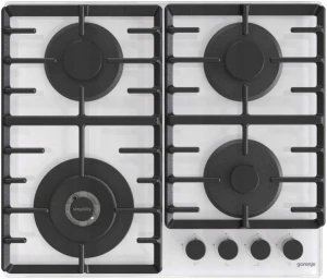 Płyta gazowa Gorenje GTW642SYW 60cm 8150W białe szkło żeliwne ruszta