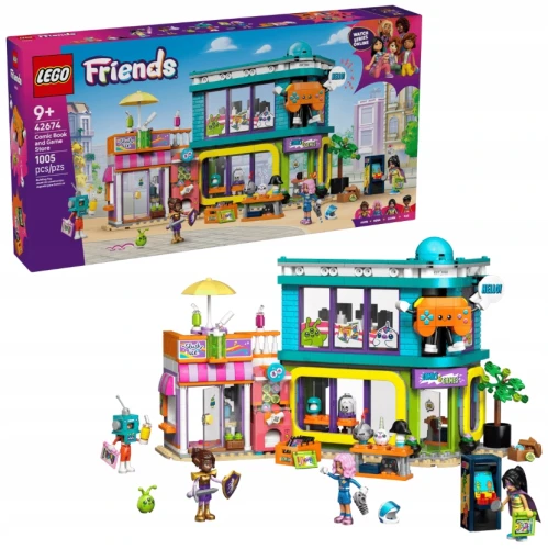 LEGO Friends 42674 Sklep z grami i komiksami