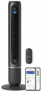 Wentylator kolumnowy PHILIPS CX7550/01 30W Pilot Oscylacja Wi-Fi czarny