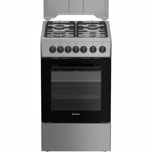 Kuchnia gaz-elektr. Indesit I5G5PMX 50cm 60L 6 funkcji Grill Timer Inox