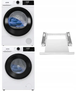 Zestaw AGD Gorenje 9kg Suszarka + Pralka + Łącznik