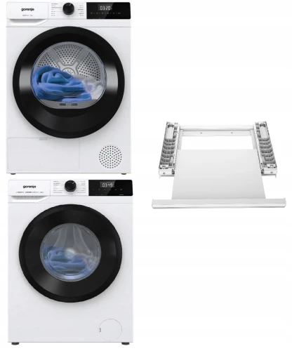 Zestaw AGD Gorenje 9kg Suszarka + Pralka + Łącznik