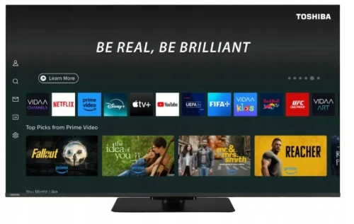 Telewizor Toshiba 65QV7G63DG 65" QLED Smart VIDAA Wi-Fi Bluetooth PVR