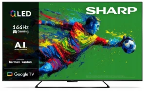 Telewizor SHARP 65HR8465E QLED 4K UHD Smart TV HDR DolbyVision 144Hz czarny
