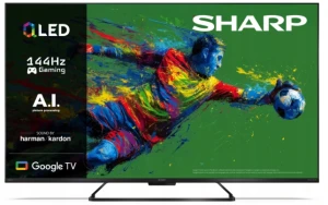 Telewizor SHARP 50HR8465E QLED 4K UHD Smart Dolby Vision HDR 144Hz czarny