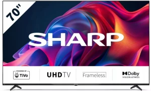 Telewizor SHARP 70GK4745E 4K UHD Smart TV HDR TiVO Dolby Atmos LED czarny